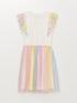 LC Waikiki Crew Neck Printed Girl Dress